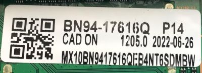MAIN PARA SMAR TV SAMSUNG 4K RESOLUCION (3840 x 2160)  / NUMERO DE PARTE BN94-17616Q / BN41-03014 / BN97-19680H / NUMERO DE PANEL CY-TB075FMEV1H / DISPLAY BN96-50413A / HV750QUB-S7B / MODELO QN75Q80BA - Imagen 2